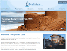 Tablet Screenshot of captainscoveinn.com